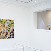 Various artists, La vie en rose, exhibition view. Courtesy of Luisa Catucci Gallery