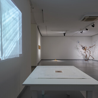 Various artists, Sites of relation, exhibition view. Courtesy of Zilberman Gallery