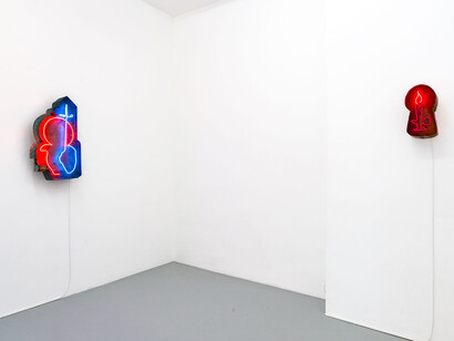 Stefan Nikolaev, The innocent eye, vue de l'exposition. Avec l'aimable autorisation de Michel Rein