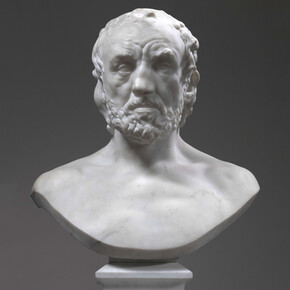 Auguste Rodin, El hombre de la nariz rota, 1864. Cortesía del Museo del Louvre 
