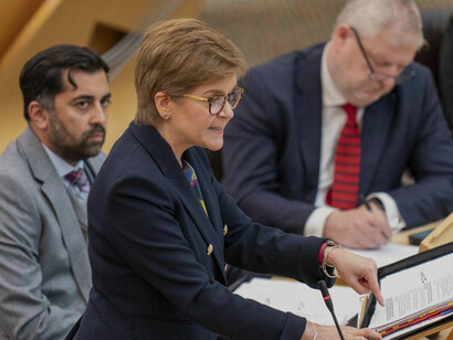 Scotland’s First Minister Nicola Sturgeon making her case for a Scottish independence