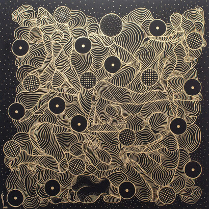Mobina Nouri, The dance of faith, 2024. Courtesy of Advocartsy Gallery