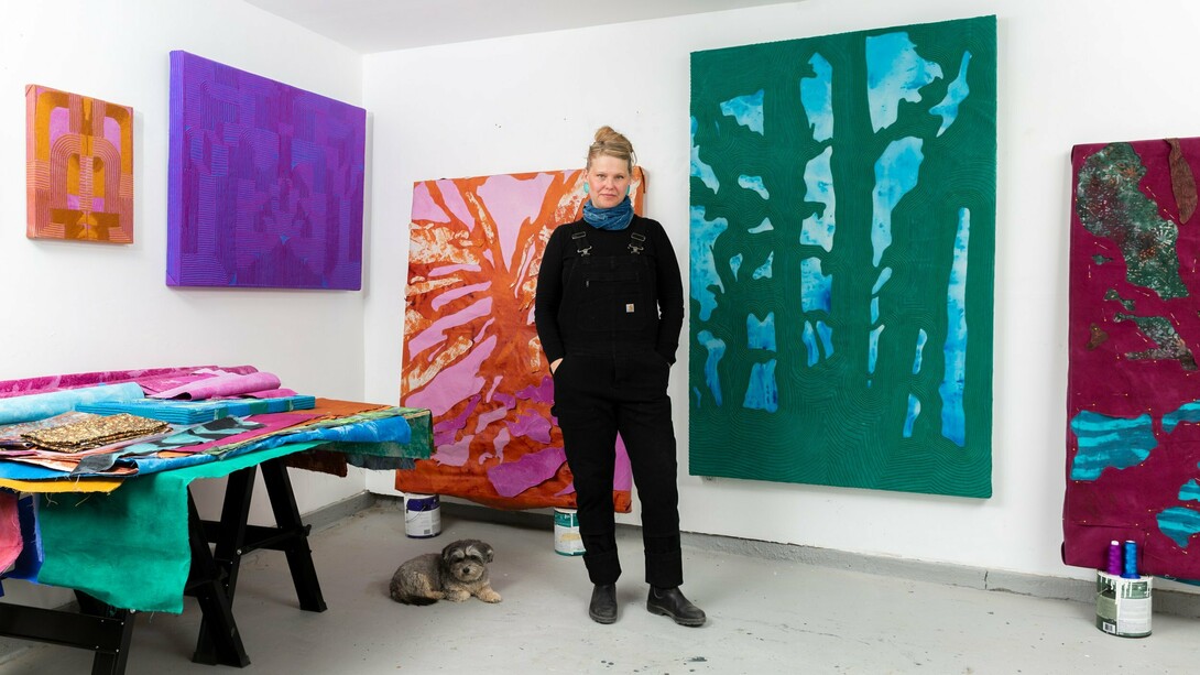 Aili Schmeltz, Studio Portrait. Courtesy of Johansson Projects