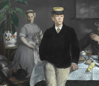 Édouard Manet (Paris 1832–1883 Paris) - The Luncheon, 1868 - Canvas, 118.3 x 154 cm - Gifted in 1911 as part of the Tschudi Contribution by Georg Ernst Schmidt-Rei.ig, Starnberg
