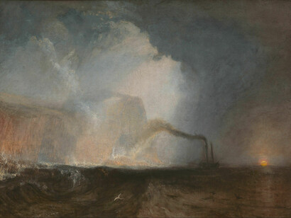 J. M. W. Turner, Staffa, Grotta di Fingal, olio su tela, 1831-1832, Yale Center for British Art, Stati Uniti