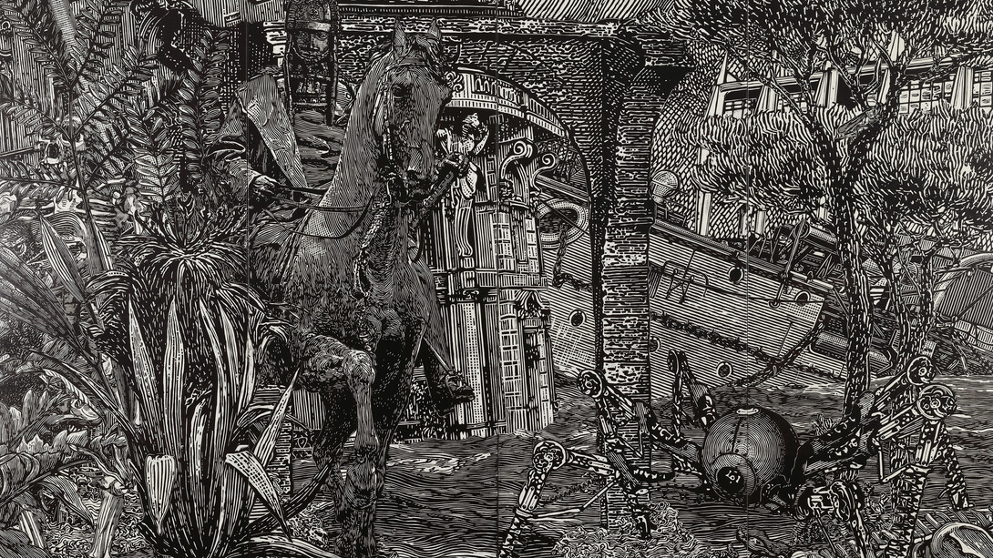 Hans Weigand, Freigestellt (detail), 2023. Courtesy of The Opening Gallery