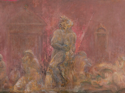 Pittura a olio. "Il colore è un Dio, il colore si muove"