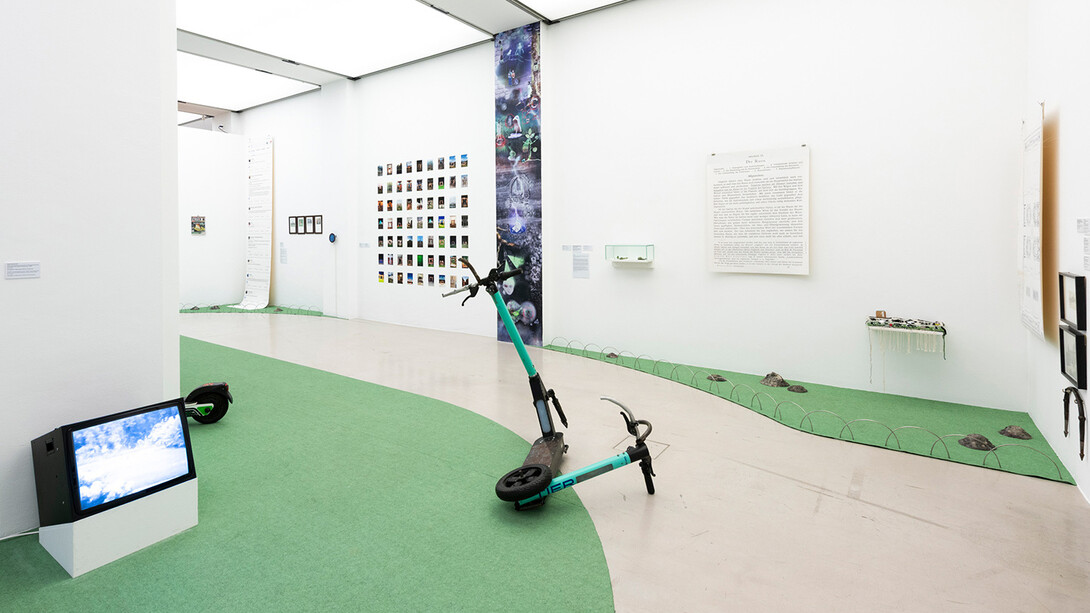 Zwidemu. Between party and protest, exhibition view. Courtesy of Musa Museum