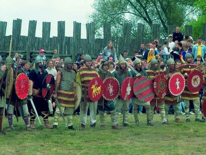 Biskupin, Polonia. Festival medieval