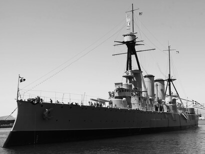 La Averof nel 1912 contribuì alla vittoria nella Prima Guerra Balcanica