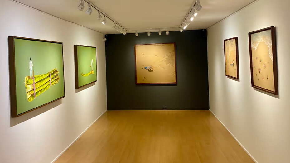 Various artists, The space we inhabit, exhibition view. Courtesy of Beatriz Esguerra Art