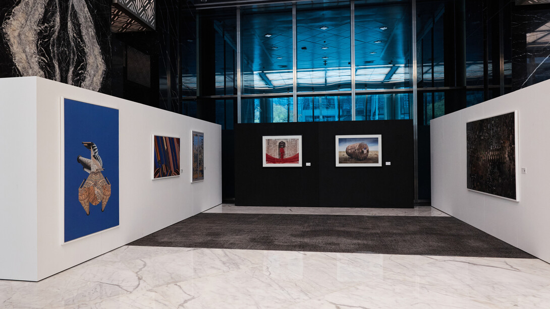 Almagul Menlibayeva, Genius loci. Central Asia, exhibition view. Courtesy of Andakulova Gallery