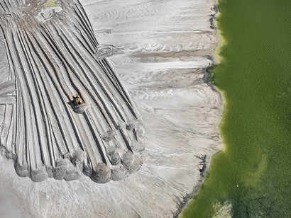 Phosphor Tailings Pond #4, Near Lakeland, Florida, 2012
at Howard Greenberg Gallery, New York
