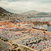 Salerno I, 1990, c-print	, 93 ½ x 116 ¼ inches (236,8 x 295,2 cm)
