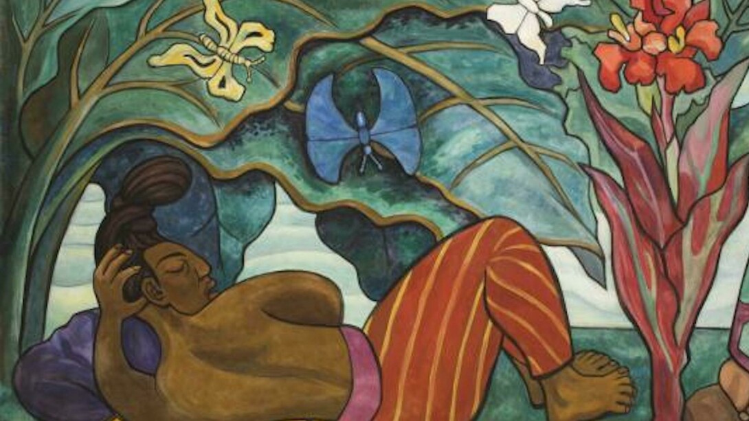 Diego Rivera, Juchitán River Río Juchitán (panel 4). Courtesy of Dallas Museum of Art