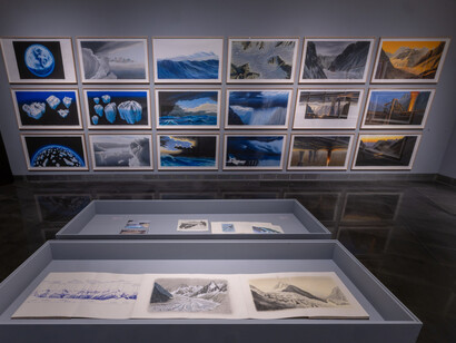 Jesus Mari Lazkano, Natura fugit, exhibition view. Courtesy of Museo Universidad de Navarra