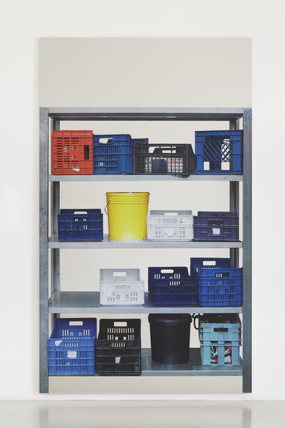 Michelangelo Pistoletto. 'Scaffali', cassette