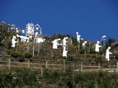 Christmas figures. Manarola