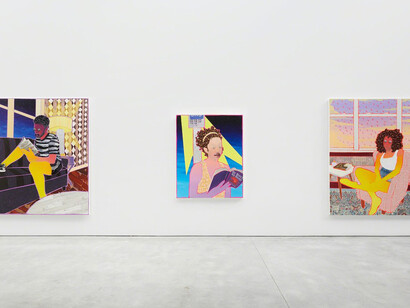 Shh... by Devan Shimoyama. Courtesy of De Buck Gallery