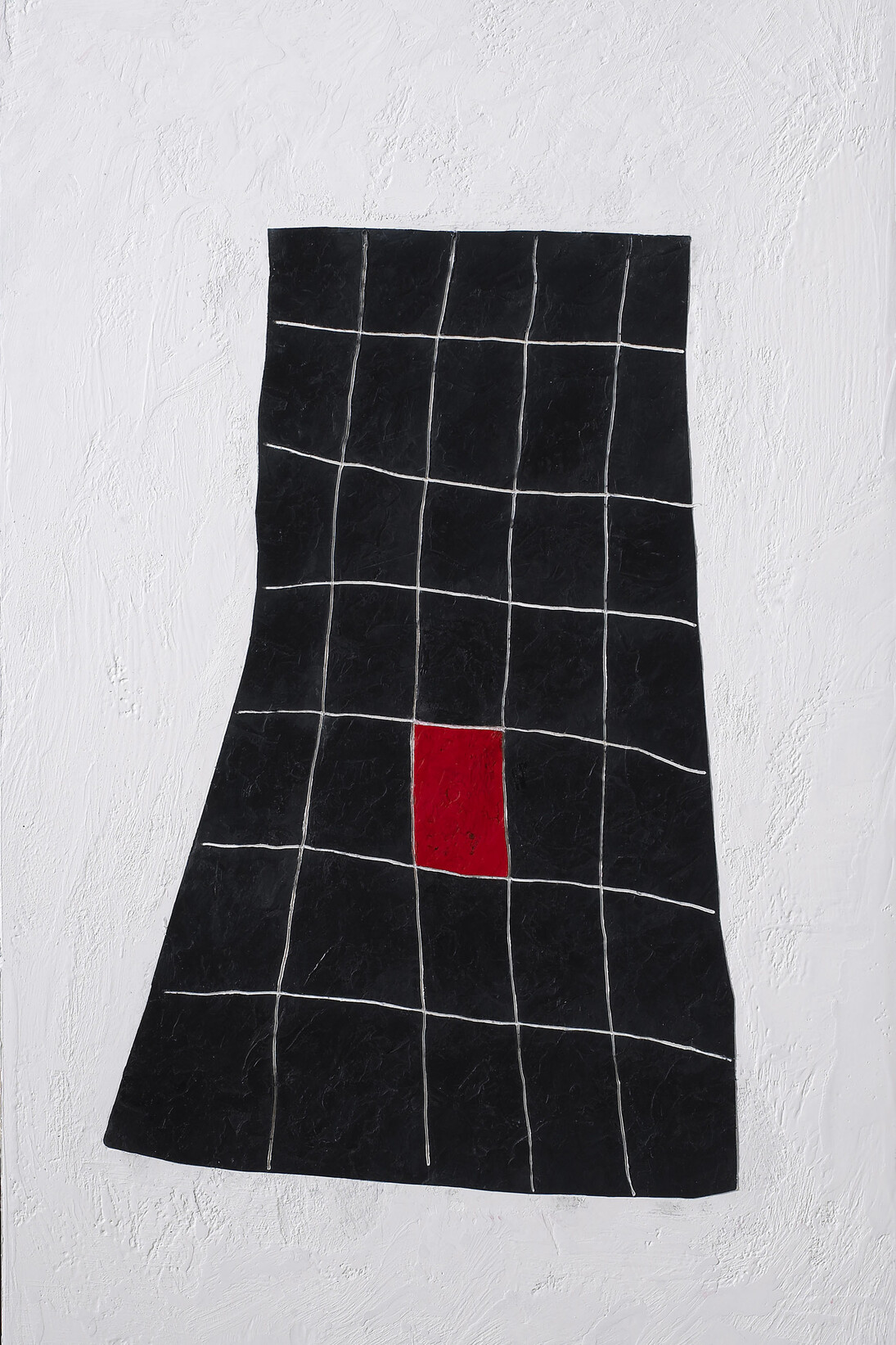 Rachel Friedberg, Kayla's Skirt, 2008, encaustic on panel, 30" x 20"