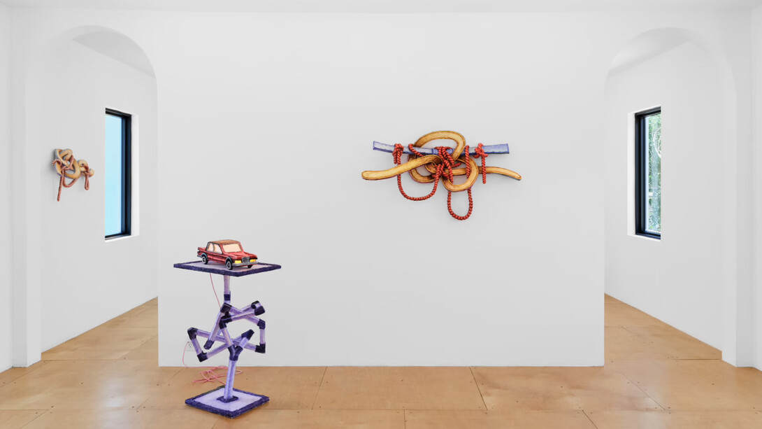 Eamon Monaghan, Knots, exhibition view. Courtesy of Nina Johnson