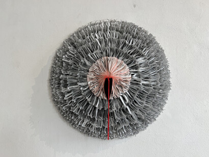 Jukhee Kwon, Red circle book. Courtesy of October Gallery