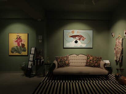 Neha Sahai, The friend that I never had, exhibition view. Courtesy of Latitude 28 Gallery