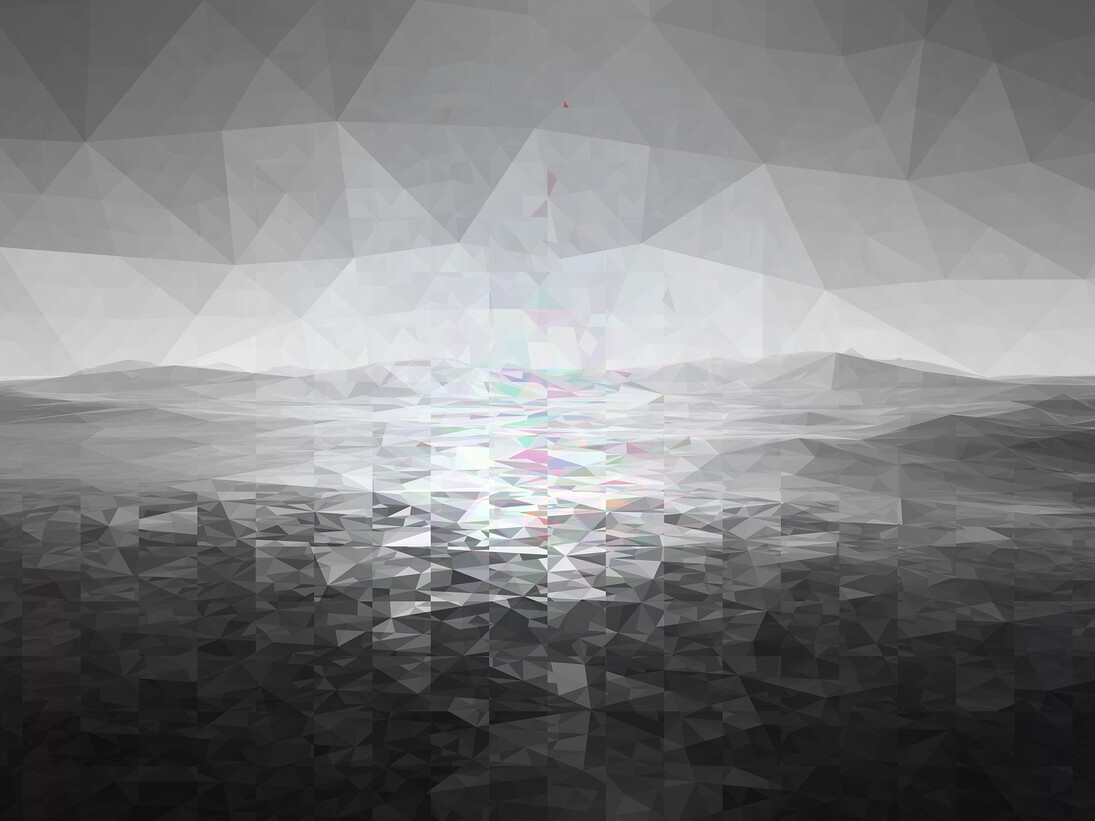 Mathieu Bernard-Reymond, O_ean II, de la série Interruption, 2013, 35 x 50 cm, tirage pigmentaire, Courtesy Galerie Eric Mouchet