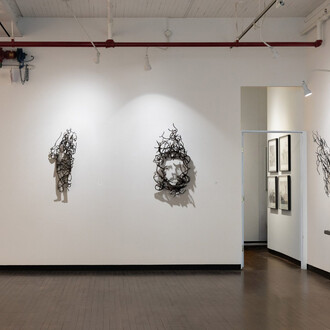 Larry Kagan, Men, exhibition view. Courtesy of Louis K. Meisel Gallery