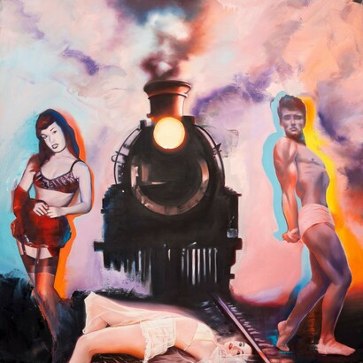 Michael Brennan, Swipe right, 2025. Courtesy of Modernism Inc. 