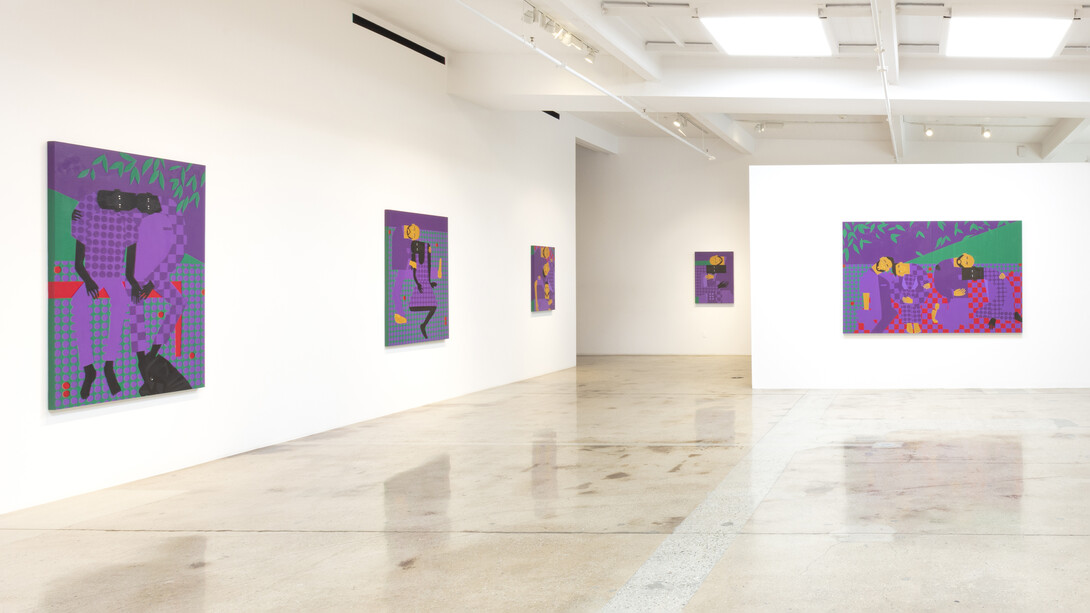 Jon Key, Lean on me, installation view. Courtesy of Steve Turner
