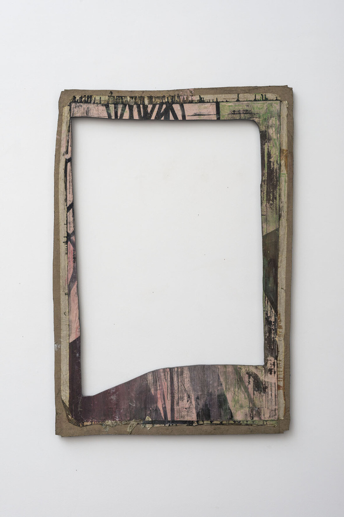 Gianni Politi, How to master fear (Merda mia)_ 162x109.5cm_ 63x43in _paint on canvas and wood_ courtesy of Galleria Lorcan o'Neill. 