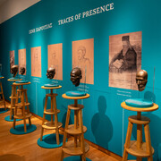 Historical masks. Traces of presence, exhibition view. Courtesy of National Gallery