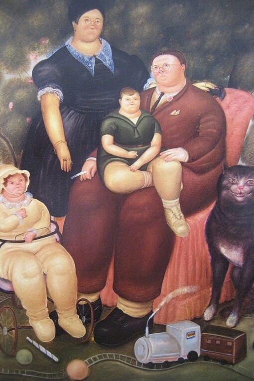 Fernando Botero. Cenário familiar