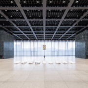 Maurizio Cattelan, Night, ausstellungsansicht. Mit freundlicher genehmigung der Neuen Nationalgalerie