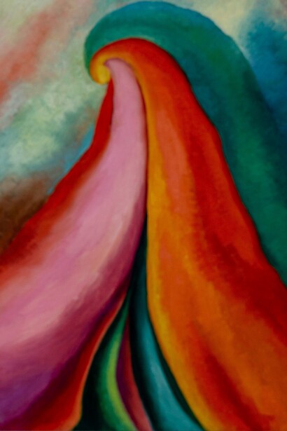 Georgia O'Keeffe, "Series I, No. 4", 1918, Lenbachhaus, Monaco, Germania