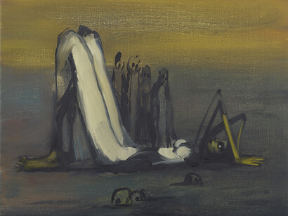 Moyna Flannigan, earth sky body, 2015, oil on linen, 12 x 15 3/4 in / 30 x 40 cm