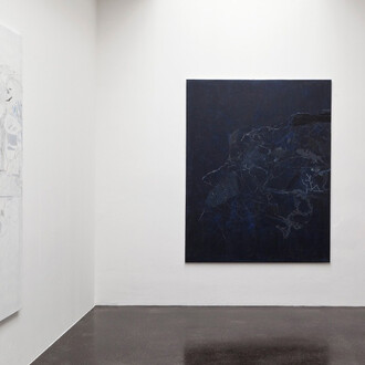 Qiu Anxiong, Ji Dachun & Zheng Guogu. Courtesy of Barbara Gross Galerie