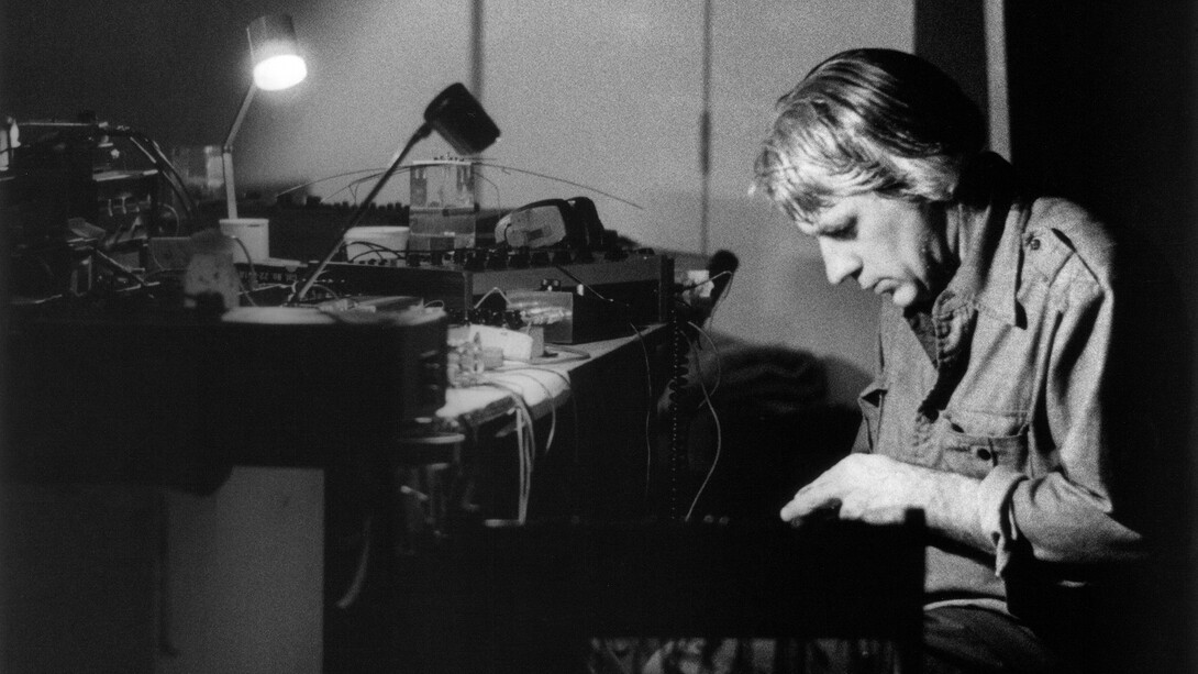 David Tudor, The Kitchen New York City, 1978. Photo by Stan Ries
