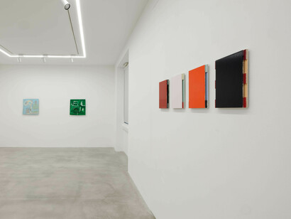 Imi Knoebel, Dorme un canto in ogni cosa, vista della mostra. Cortesia di Dep Art Gallery