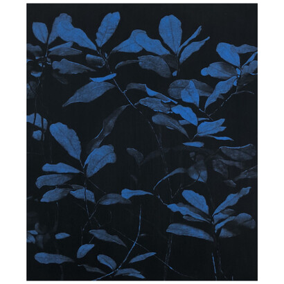 Peter Eastman, Bigger Blue Light I, oil on aluminium, 74.5x64 cm. Courtesy of Barnard Gallery