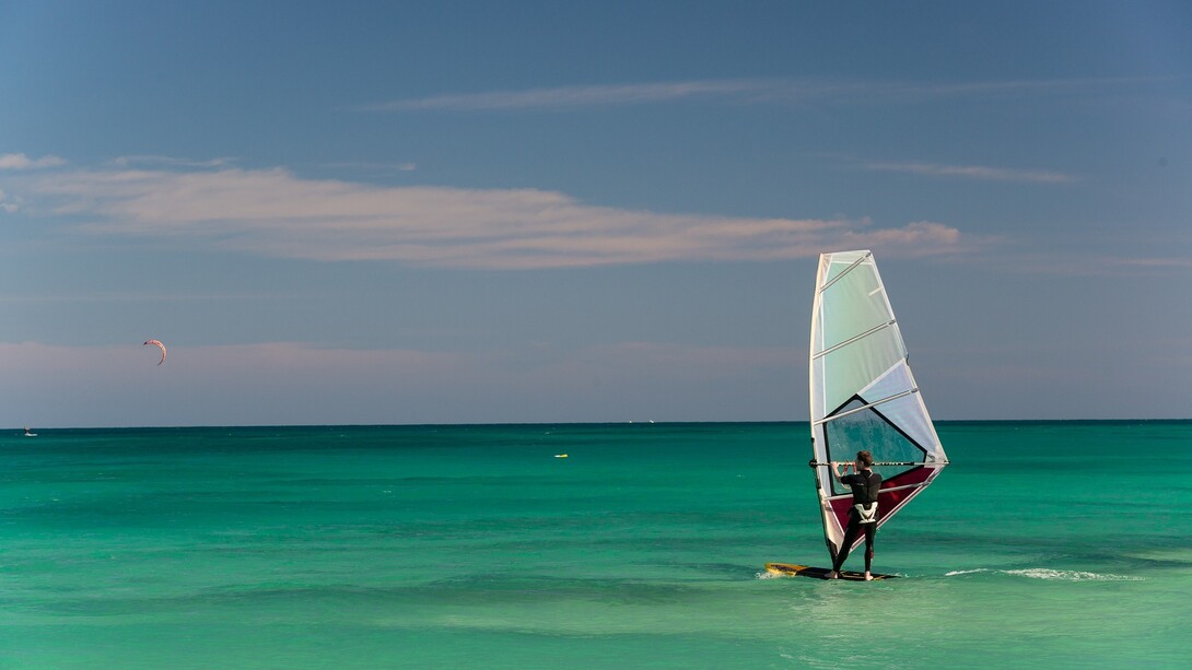 Disfrutando del mar en Fuerteventura