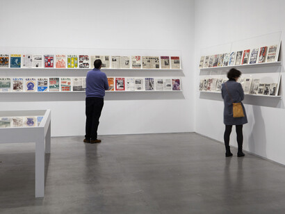Vista de sala de la exposición Aún no. Joaquín Cortés/Román Lores