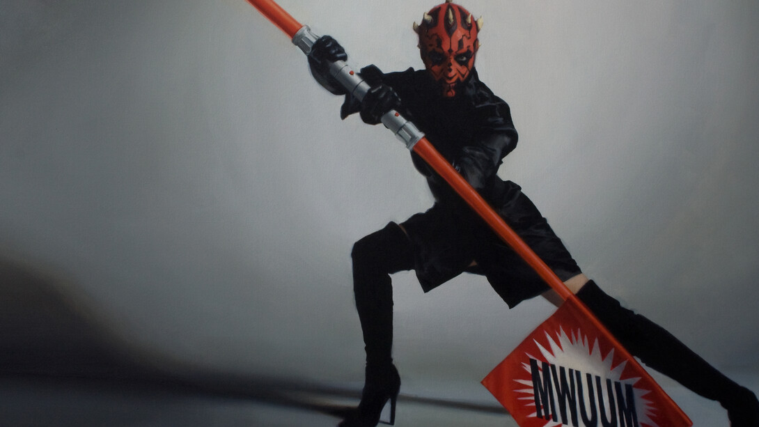 SJ Fuerst, Maul, 2013, Oil on canvas, 150x110cm. Courtesy the artist