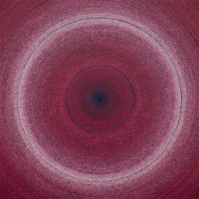 Barbara Kolo, Escape into quinacridone, 2021. Courtesy of bG Gallery