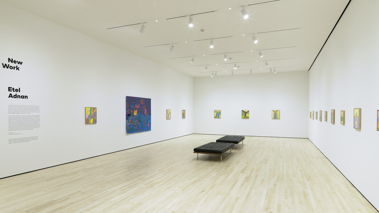 New Work: Etel Adnan. Courtesy of San Francisco Museum of Modern Art