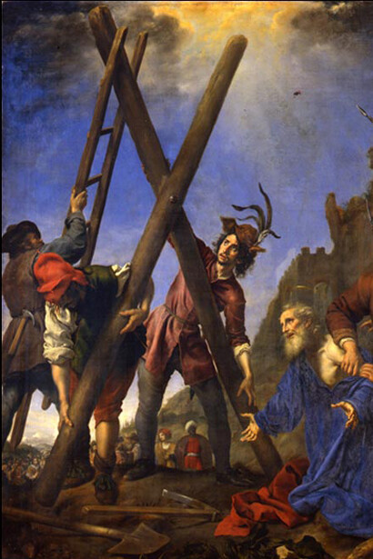 Carlo Dolci, Il martirio di Sant'Andrea, 1646, particolare, Firenze, Galleria Palatina