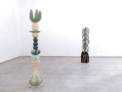 Jessica Boubetra, Steel genetics, exhibition view. Courtesy of Selma Feriani Gallery