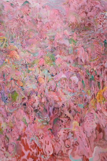 James David Lee, I always knew it was you out there, painting in exhibition. Courtesy of Bass and Reiner Gallery