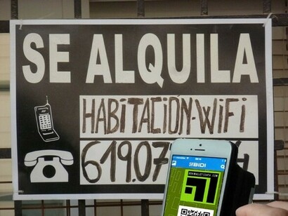 Anuncio de una casa en alquiler